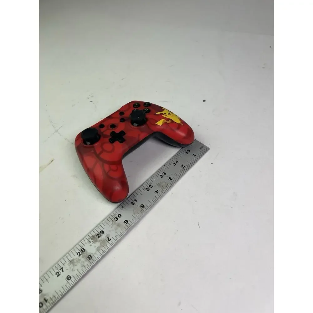 Nintendo Switch PowerA Red Pokemon Enhanced Wired Controller Pikachu